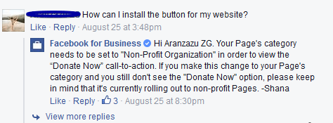 Facebook Donate Now Button To Nonprofits 3
