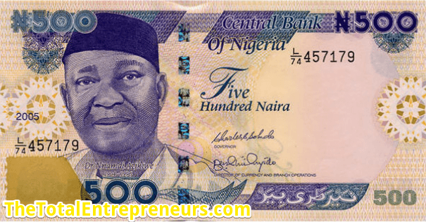 important management lessons from 500 Naira