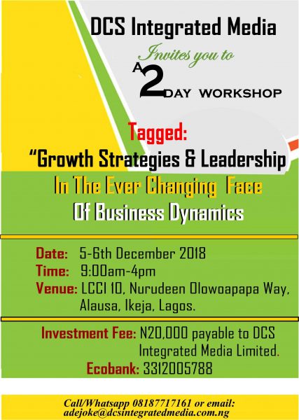Growth Strategies and Leadership in the ever changing face of Business Dynamics