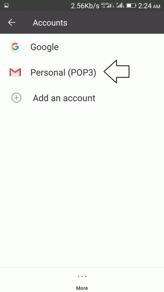 link your personal domain email to Gmail app