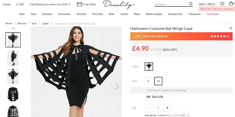 Dresslily fashion affiliate shop