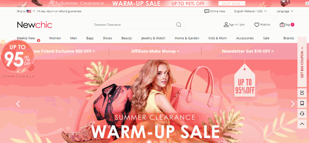 new chic affiliate program