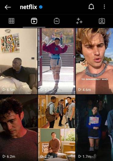 share educational contents on reel