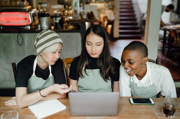 Young business owners