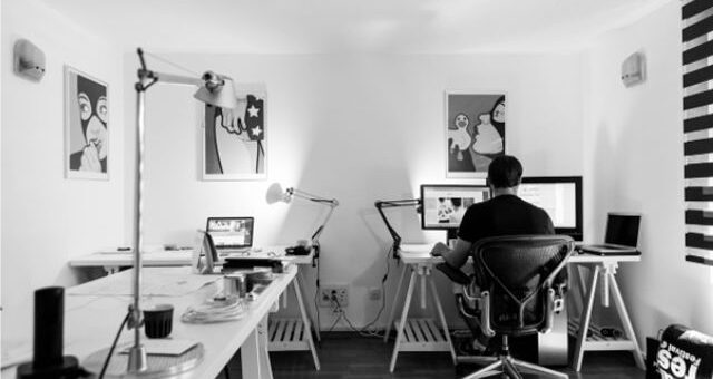 working from home office
