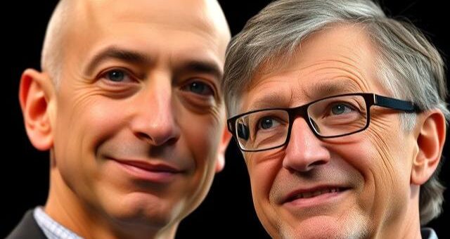 Jeff Bezos & Bill Gates