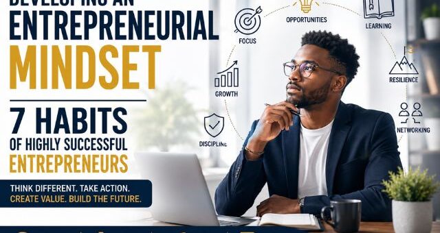 Developing an entrepreneurial mindset - Habits of Successful Entrepreneurs